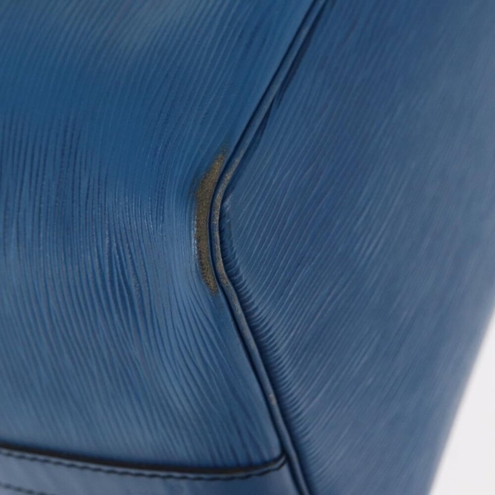 Authentic LOUIS VUITTON Epi Petit Noe Shoulder Bag Blue M44105 LV - Picture 16 of 16